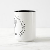 Mug J'aime et je m'abonne (Centre)