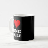Mug J'Aime Être célibataire (Devant gauche)