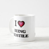 Mug J'aime être hostile (Devant gauche)