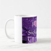 Mug J'aime être malade et fatigué, a dit personne (Gauche)