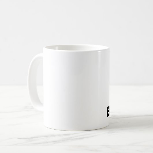 Mug J'aime être rustre (Devant gauche)