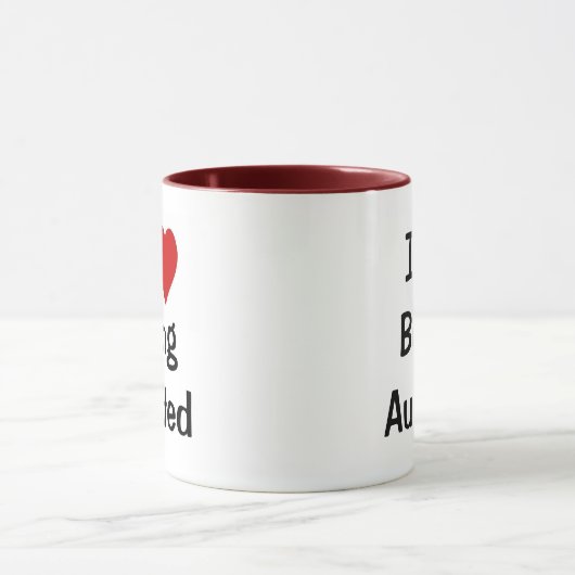 Mug J'Aime Être Vérifié - Double Face (Centre)