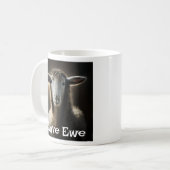 Mug J'aime Ewe | Cute tourte (Devant gauche)
