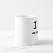 Mug J'aime externaliser (Centre)