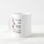 Mug J'aime faire cuire avec du vin - même en (Devant gauche)