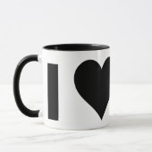 Mug J'aime faire de la planche à roulettes (Gauche)