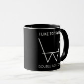 Mug J'aime faire des échanges doubles en bas - Devis d (Devant droit)