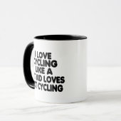 Mug J'aime faire un cycle (Devant gauche)