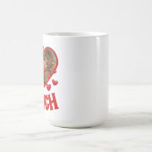Mug J'aime Frapper Mignon Bébé Singe Frapper, mignon b (Centre)