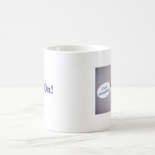 Mug J'aime freewriting - customisé (Centre)