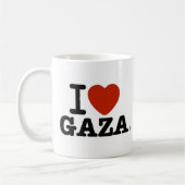Mug J'aime Gaza (Gauche)