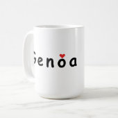 Mug J'aime Gênes (Devant gauche)