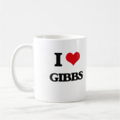 Mug J'aime Gibbs (Gauche)
