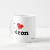 Mug J'aime Gideon (Devant gauche)