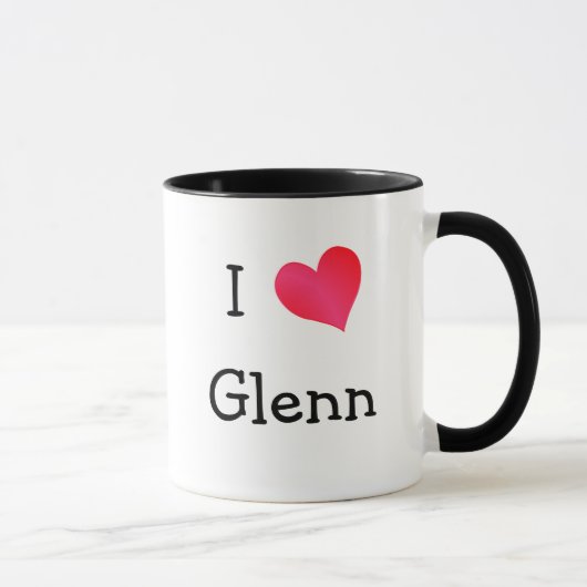 Mug J'aime Glenn (Droite)