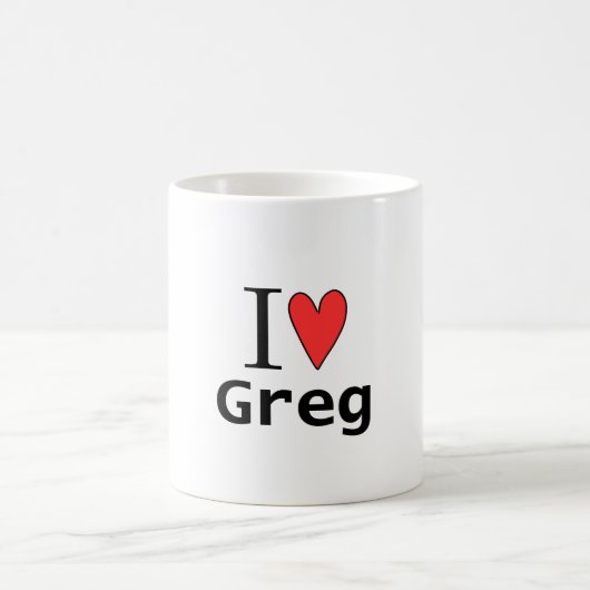 Mug J'aime Greg (Centre)