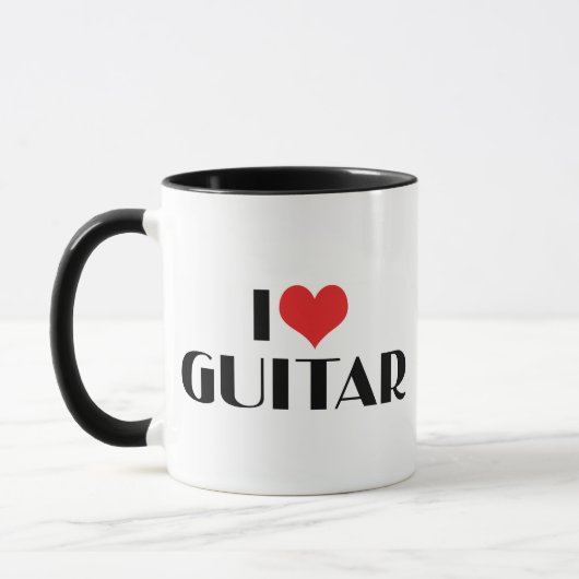 Mug J'aime Guitare (Gauche)