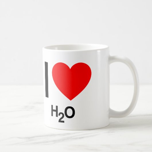 Mug j'aime h2o (Droite)