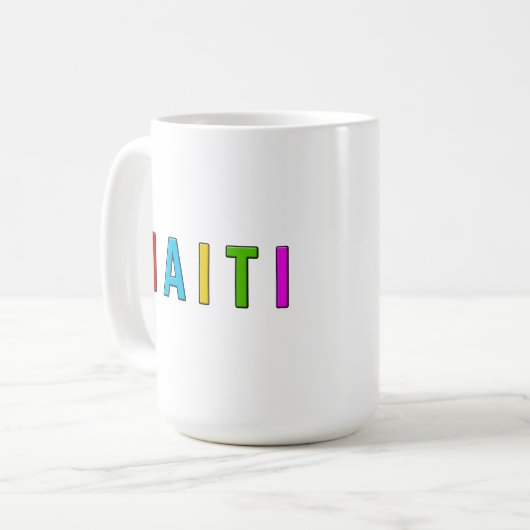 Mug J'aime Haïti (Devant gauche)