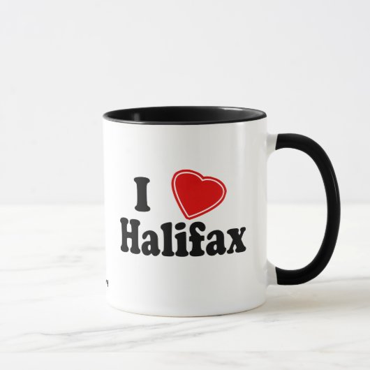 Mug J'aime Halifax (Droite)