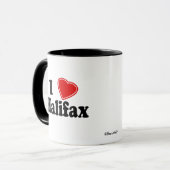Mug J'aime Halifax (Devant gauche)