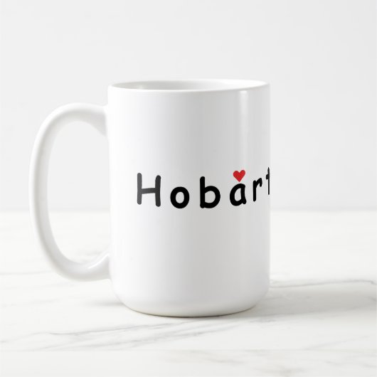 Mug J'aime Hobart (Gauche)