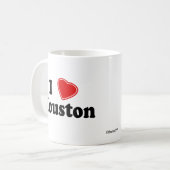 Mug J'aime Houston (Devant gauche)