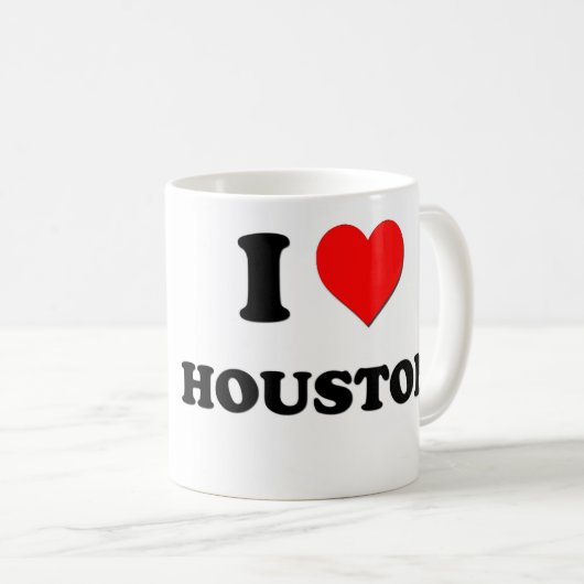 Mug J'aime Houston (Devant droit)