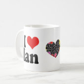Mug J'aime Ian (Devant gauche)