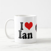 Mug J'aime Ian (Gauche)