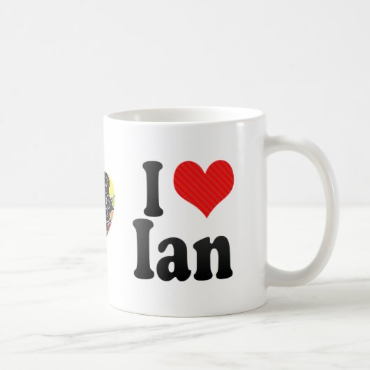 Mug J'aime Ian (Droite)