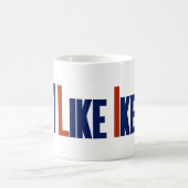 Mug J'aime Ike - élection vintage (Centre)