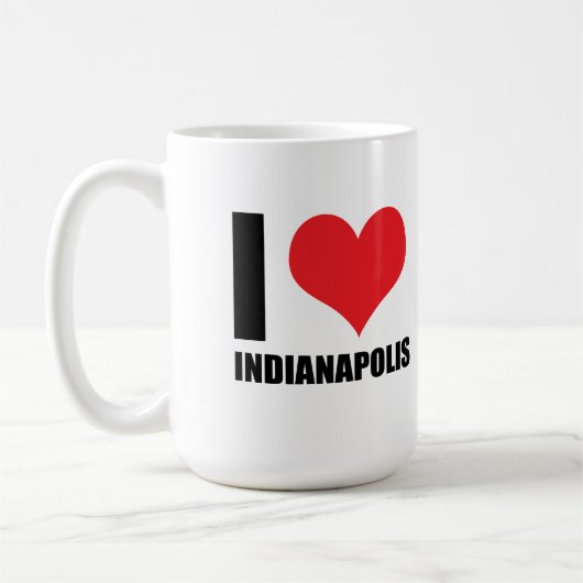 Mug J'aime Indianapolis (Gauche)