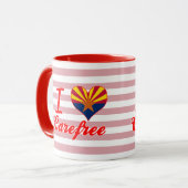Mug J'aime insouciant, Arizona (Devant gauche)