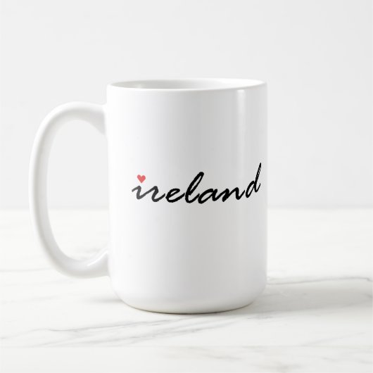 Mug J'aime Irlande Irlande (Gauche)