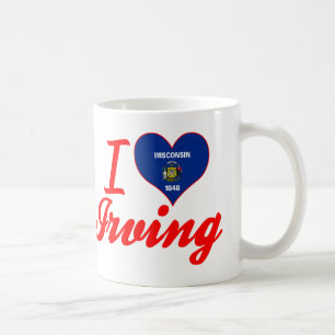 Mug J'aime Irving, le Wisconsin