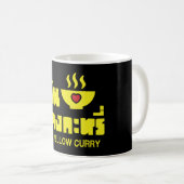 Mug J'aime (J'adore) le curry jaune thaï (Devant droit)