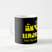 Mug J'aime (J'adore) le curry jaune thaï (Devant gauche)