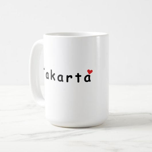 Mug J'aime Jakarta (Devant gauche)