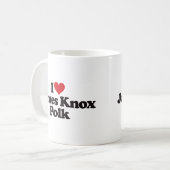 Mug J'aime James Knox Polk (Devant gauche)