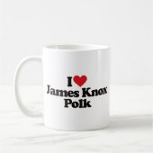 Mug J'aime James Knox Polk (Gauche)