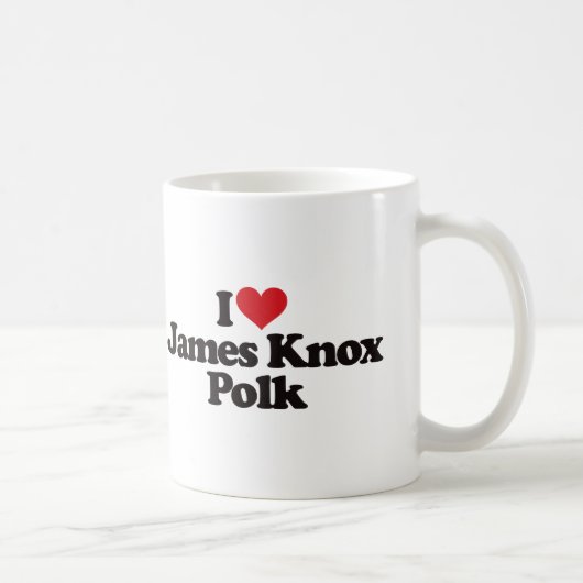 Mug J'aime James Knox Polk (Droite)