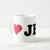 MUG J'AIME JEFF (Devant gauche)