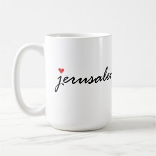 Mug J'aime Jérusalem Israël