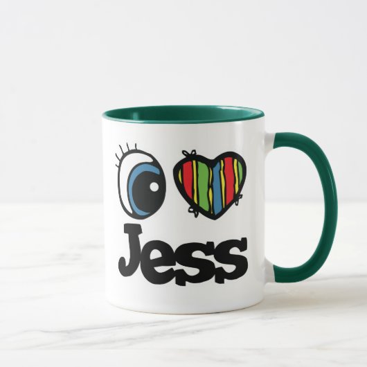 Mug J'aime Jess (Droite)