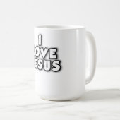 Mug J'aime Jésus (Devant droit)
