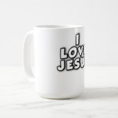 Mug J'aime Jésus (Devant gauche)