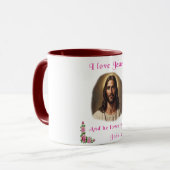Mug J'aime Jésus (Devant gauche)