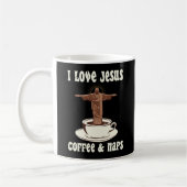 Mug J'Aime Jésus Café Et Sieste (Gauche)