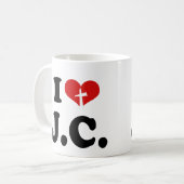 Mug J'aime Jésus-Christ (Devant gauche)
